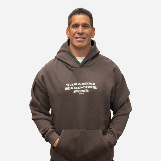 Mens Sketch Hoodie - Brown