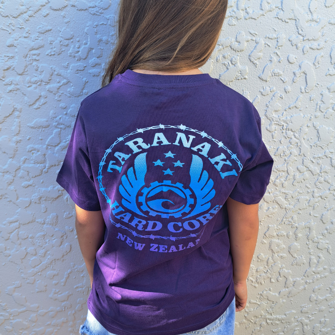 Kids Fade T-Shirt - Purple