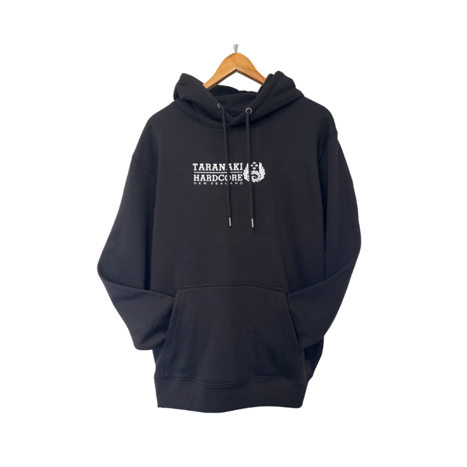Mens Mountain To Sea Hoodie - Black/White