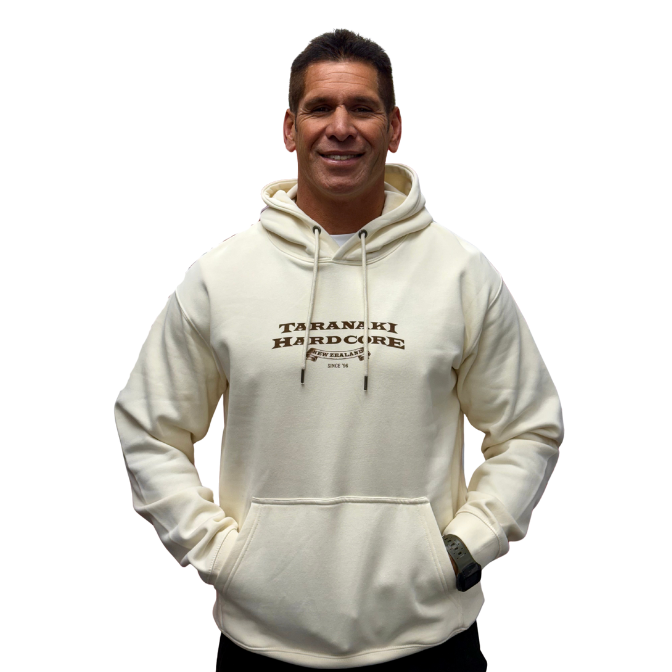 Mens Sketch Hoodie - Cream