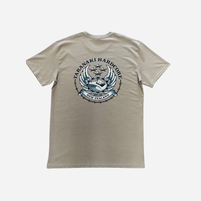Mens Sailor Print T-Shirt - Mushroom