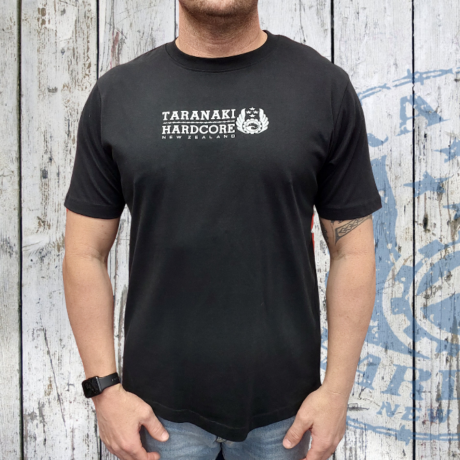 Mens Mountain To Sea T-Shirt - Black/White