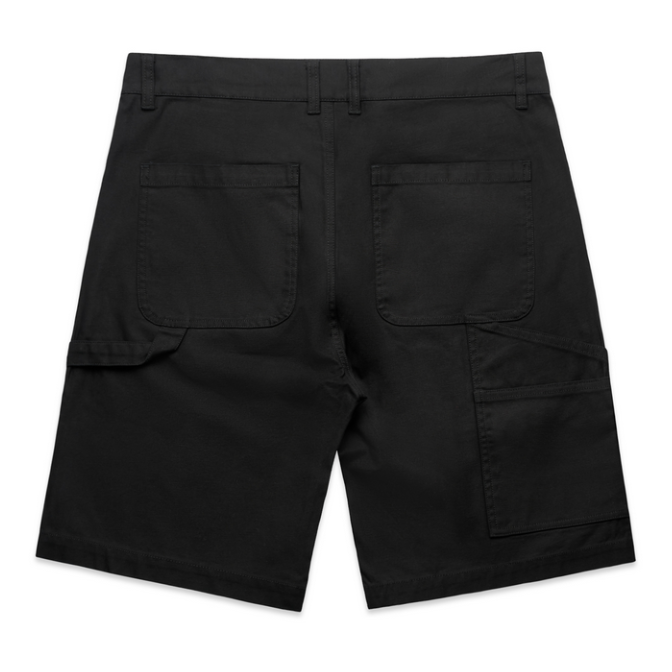Mens Vintage Utility Shorts - Black