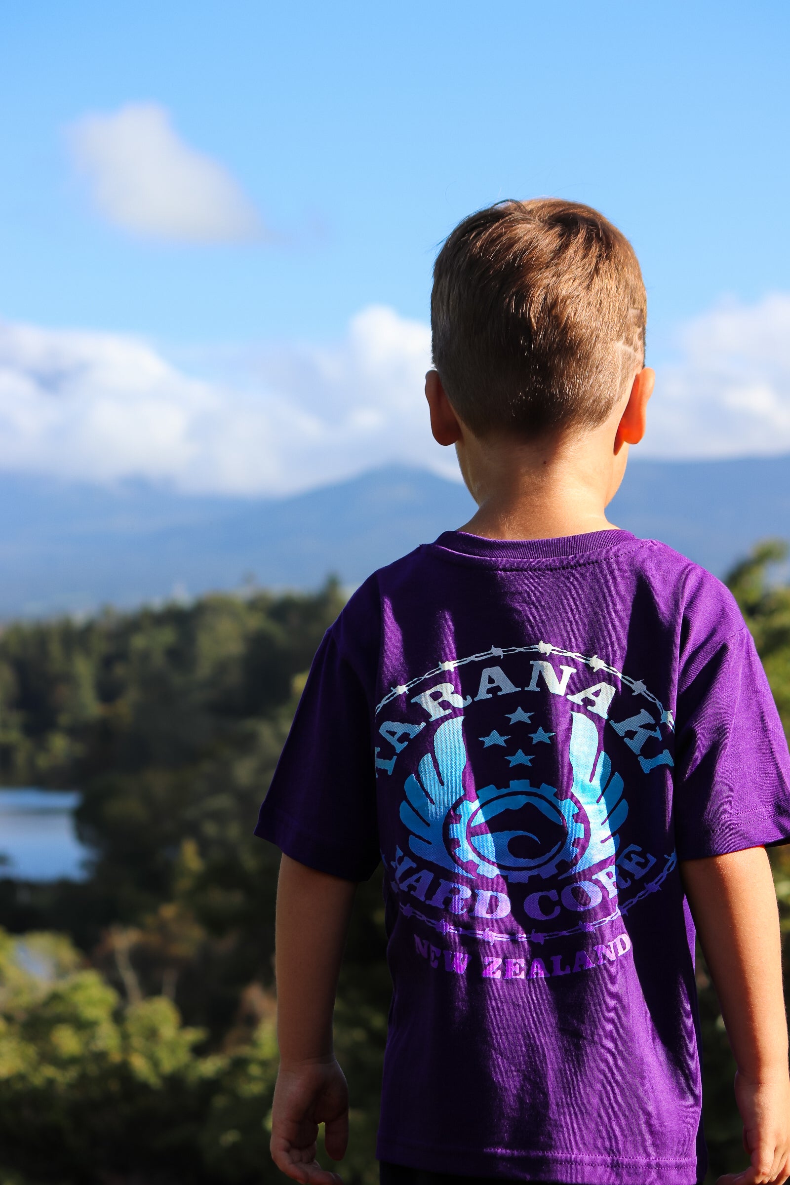 Kids Fade T-Shirt - Purple