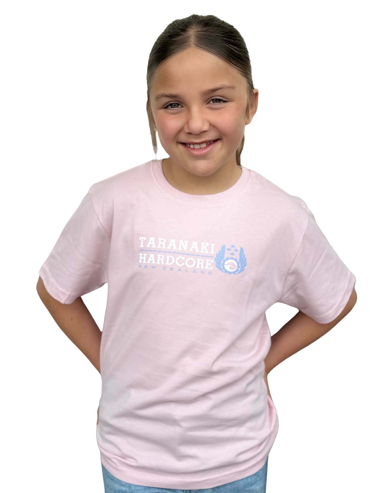 Kids Mountain To Sea T-Shirt - Pink