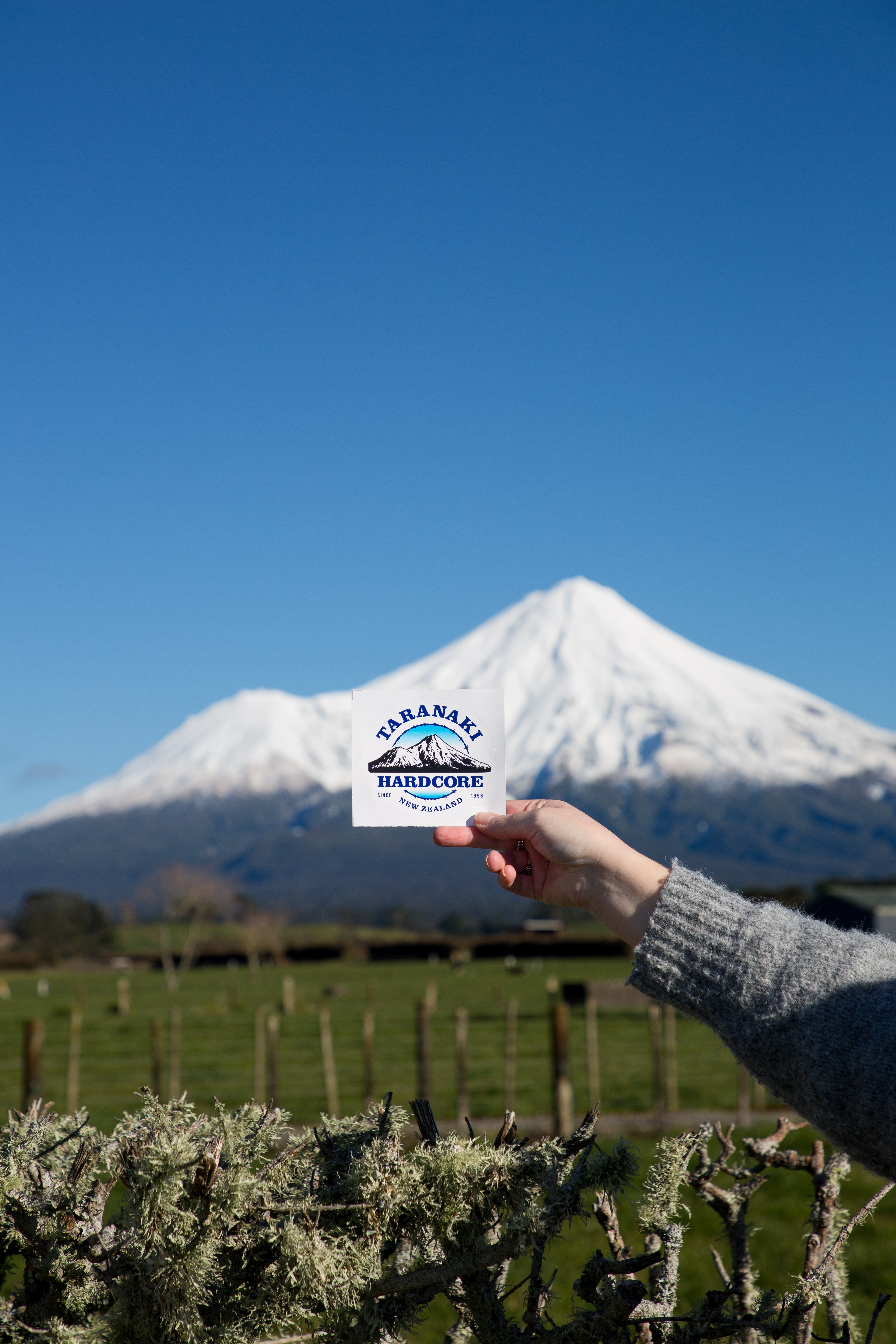 Rustic Mountain Sticker