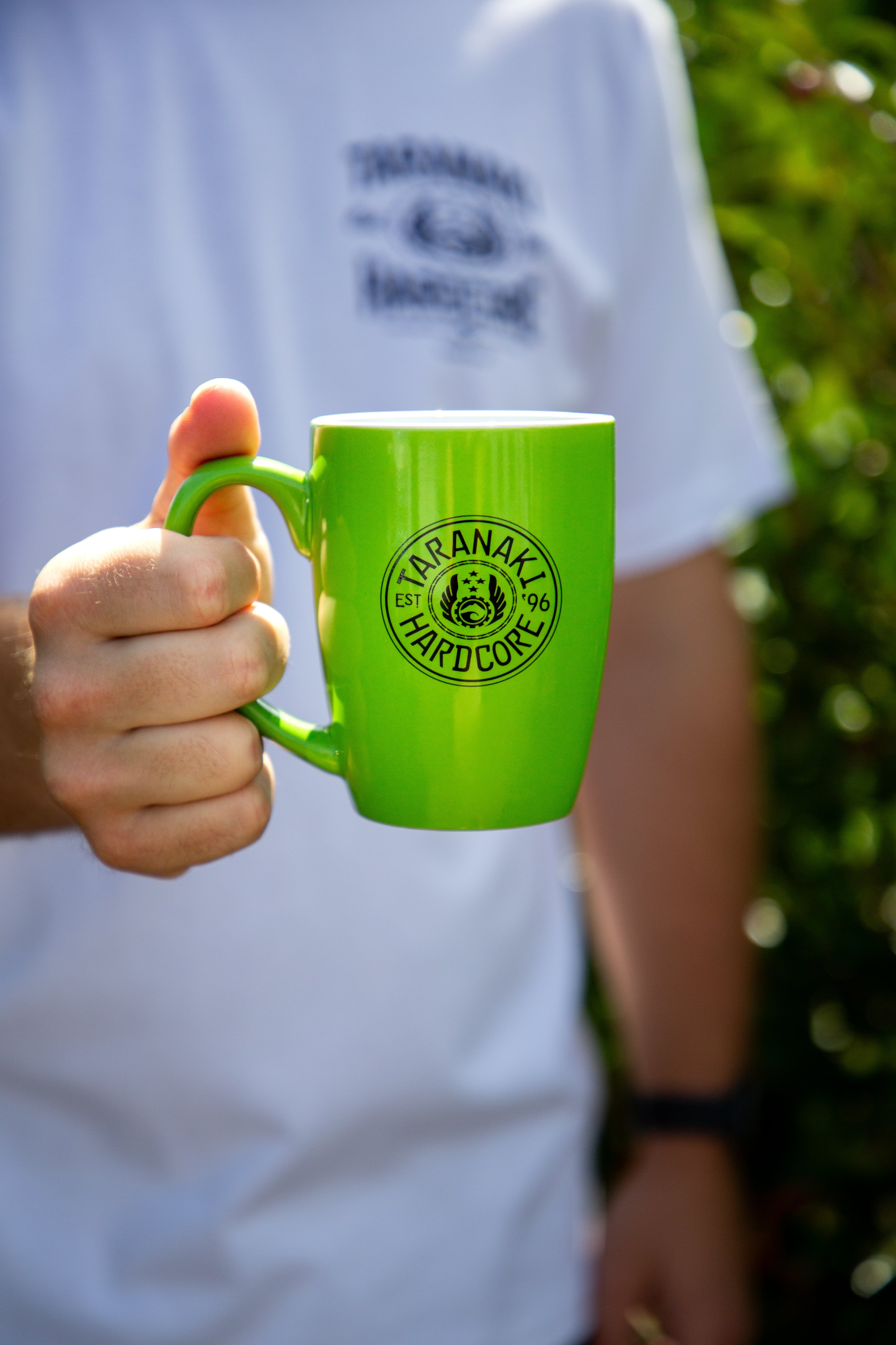 Retro Coffee Mug - Lime
