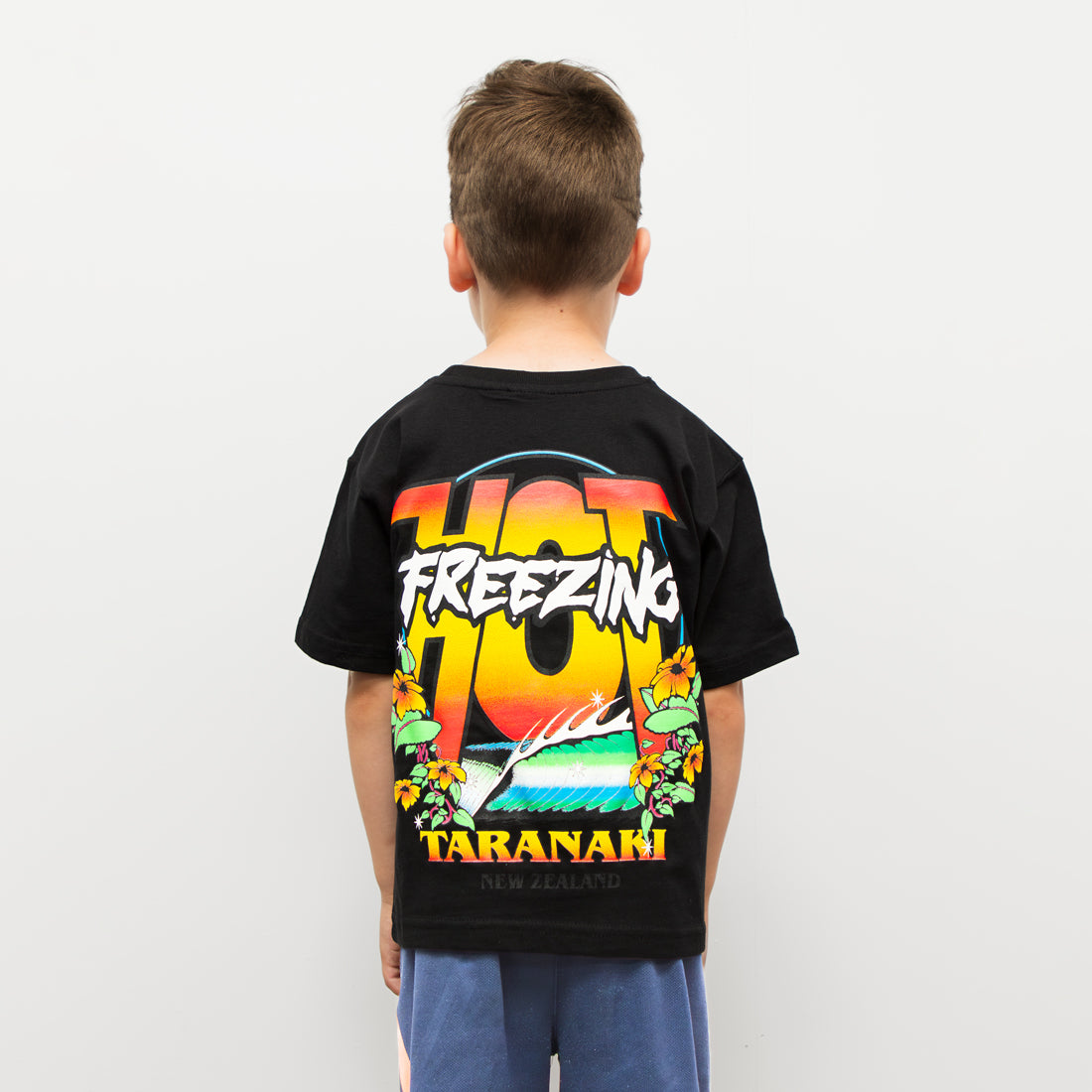 Kids Freezing Hot 90s T-Shirt - Black
