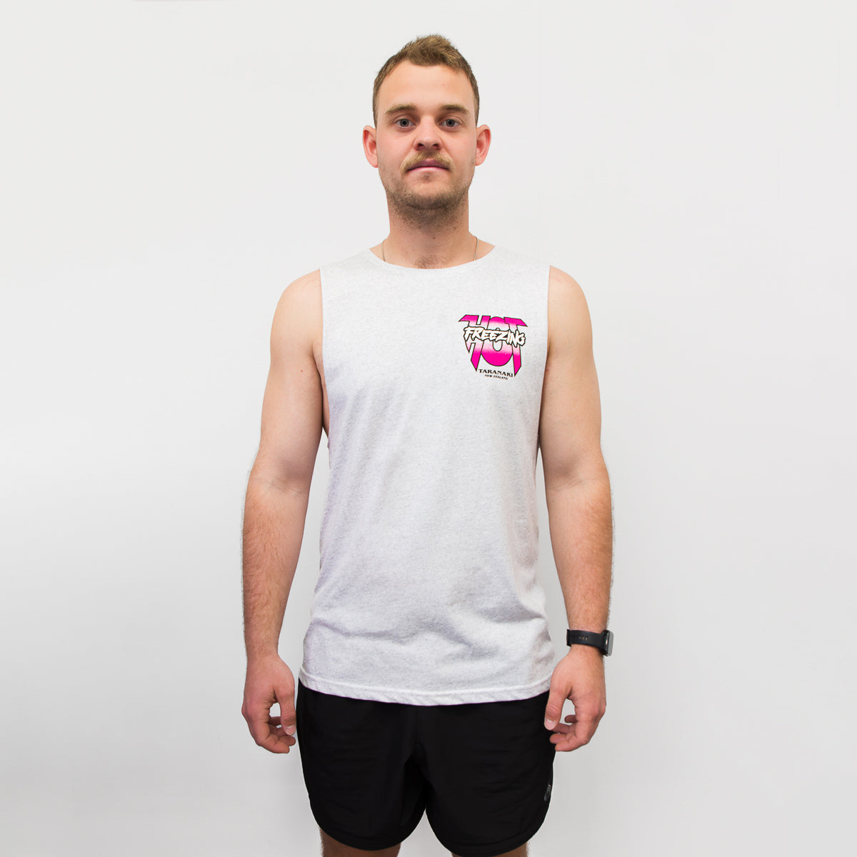 Mens Freezing Hot Tank 90s Singlet