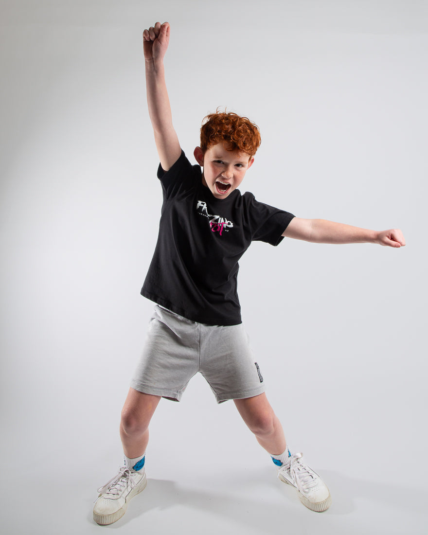Kids Freezing Hot 80s T-Shirt - Black