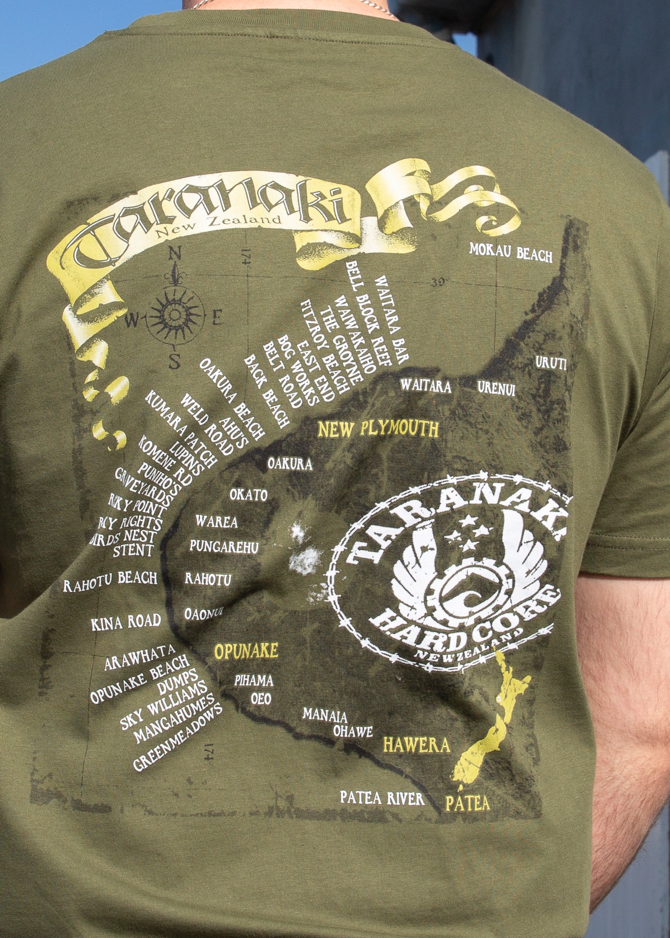 Mens Coastal T-Shirt - Green