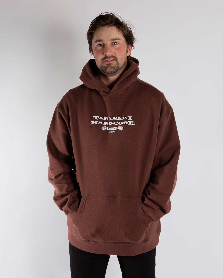 Mens Sketch Hoodie - Walnut