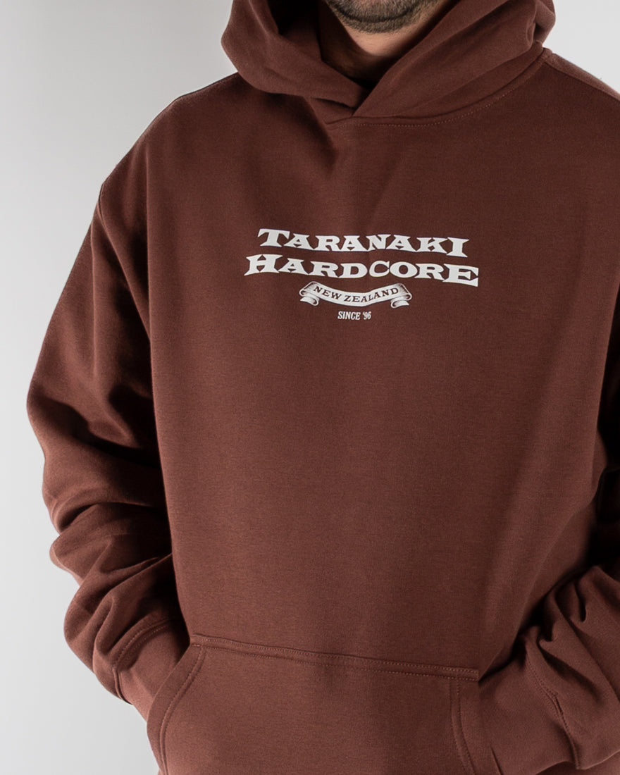 Mens Sketch Hoodie - Walnut