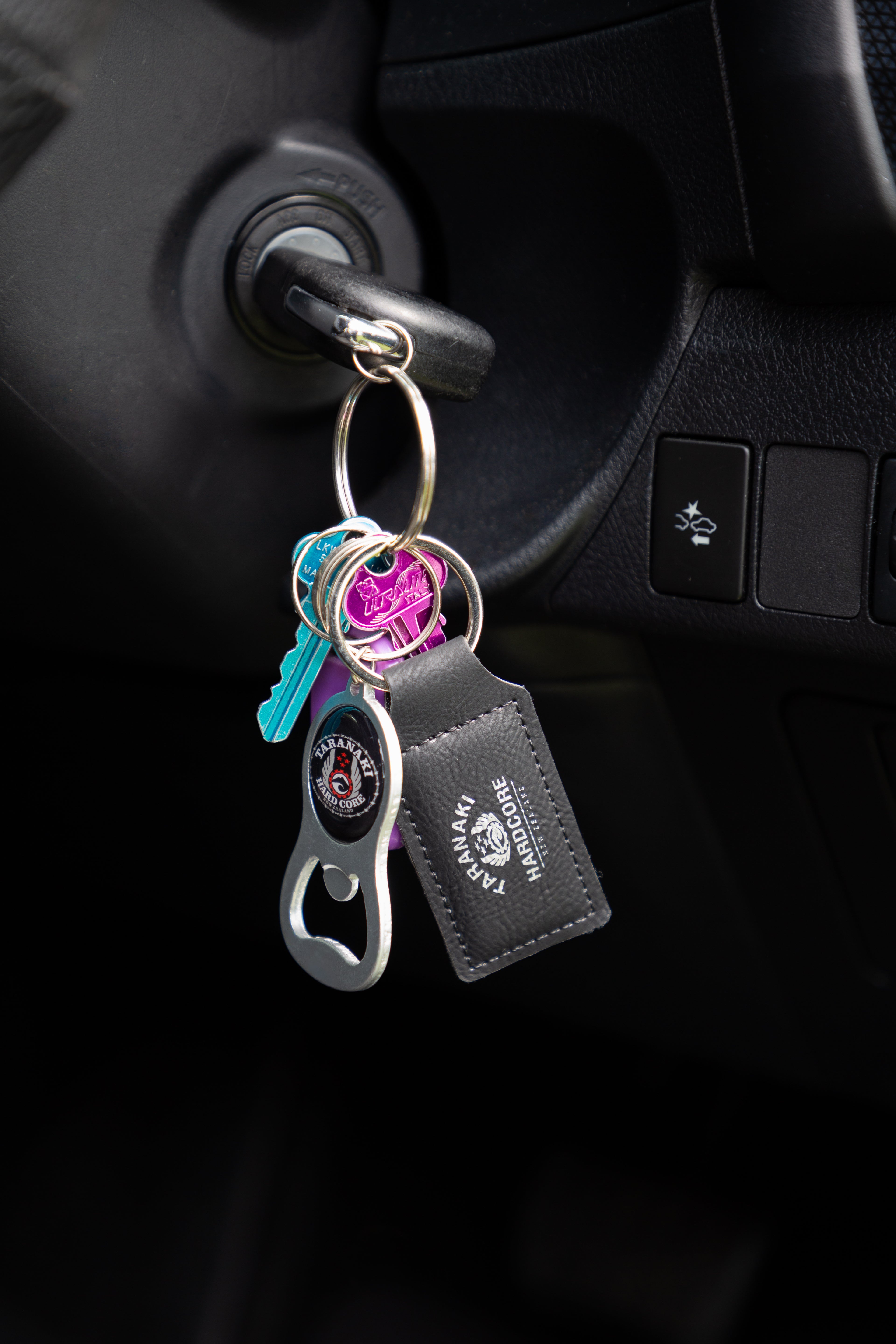 Vintage Leather Keyring