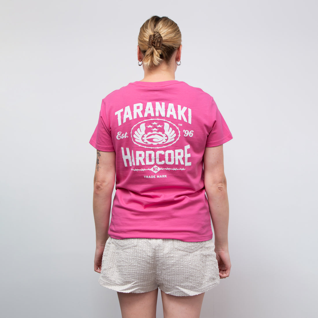 Womens Industrial T-Shirt - Hot Pink
