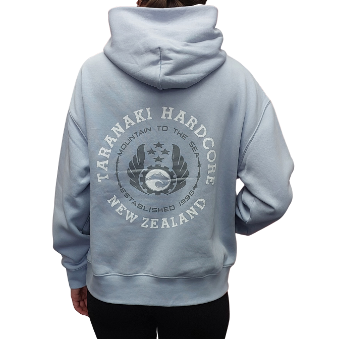 Womens Mountain To Sea Hood - Light Blue