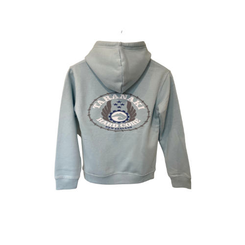 Kids Oval Hood - Sky Blue