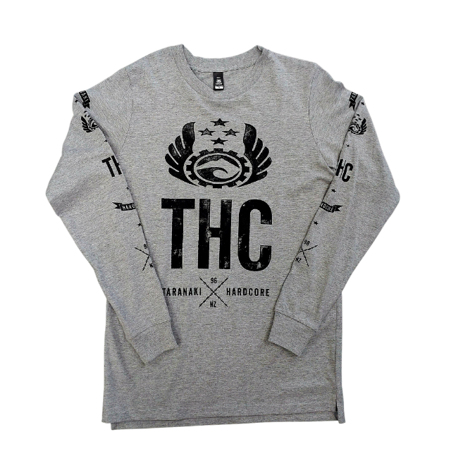 Mens Long Sleeved Logo Print T-Shirt