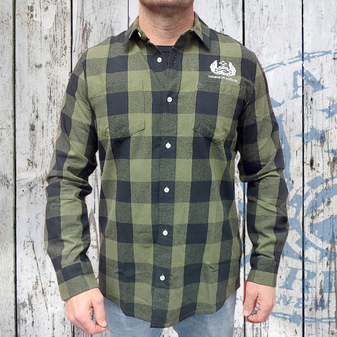 Mens Green Check Shirt