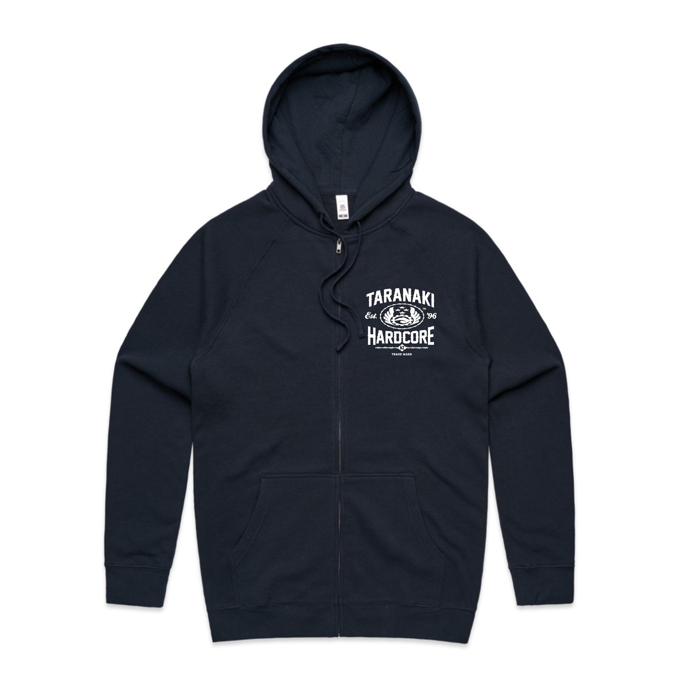 Mens Indusrtial Zip hoodie - Navy