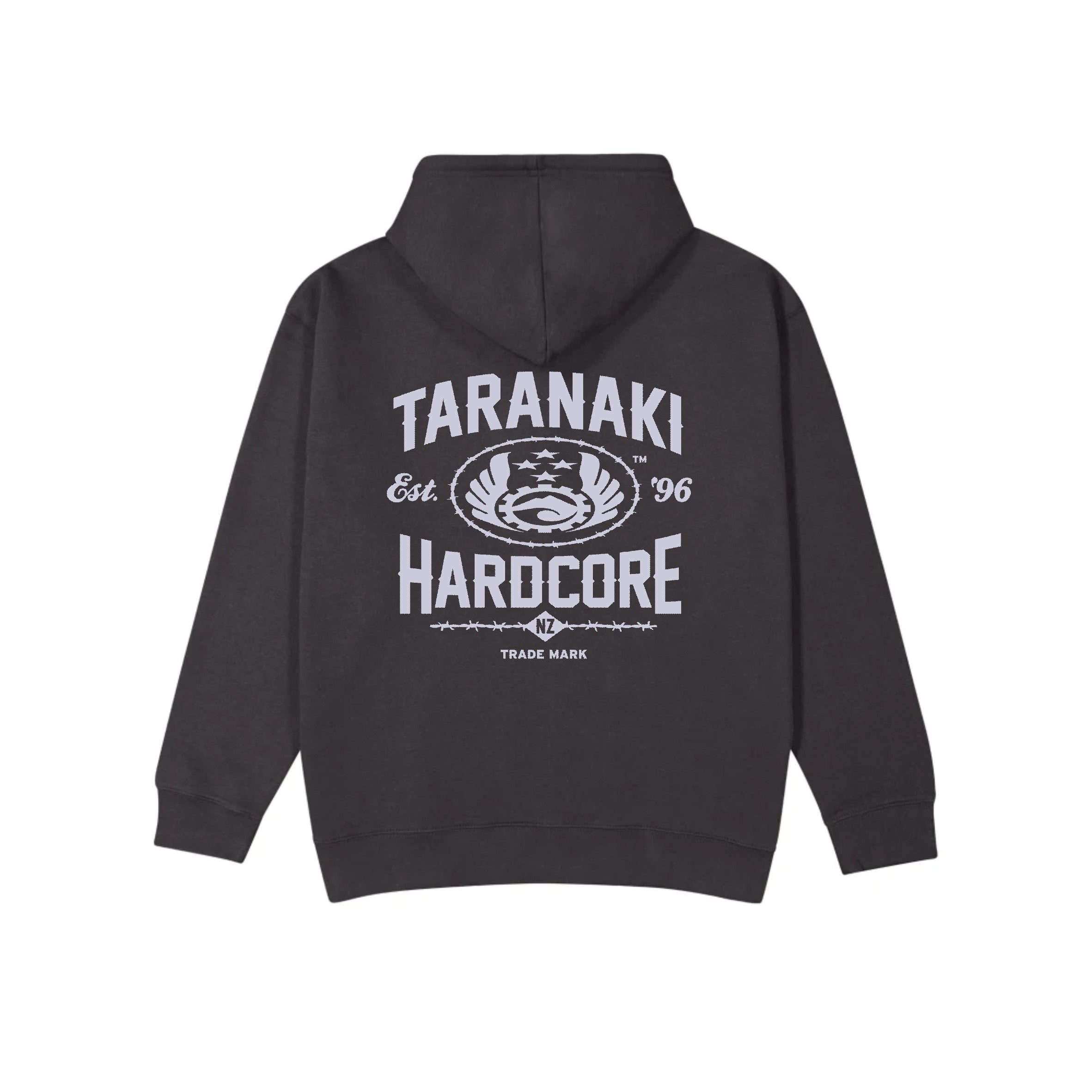 Womens Industrial Zip Hoodie - Steel