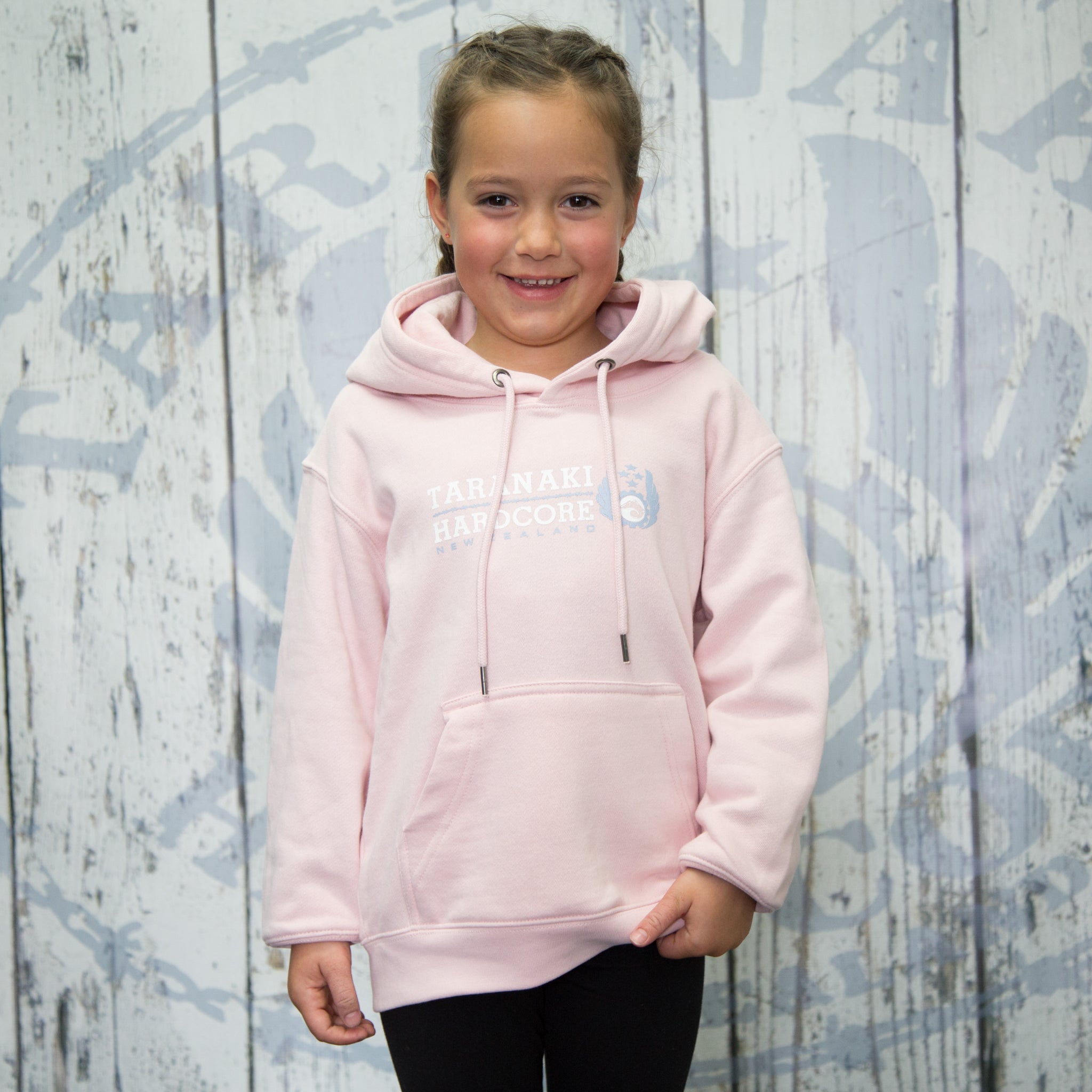 Kids Mountain to Sea Hood - Pink