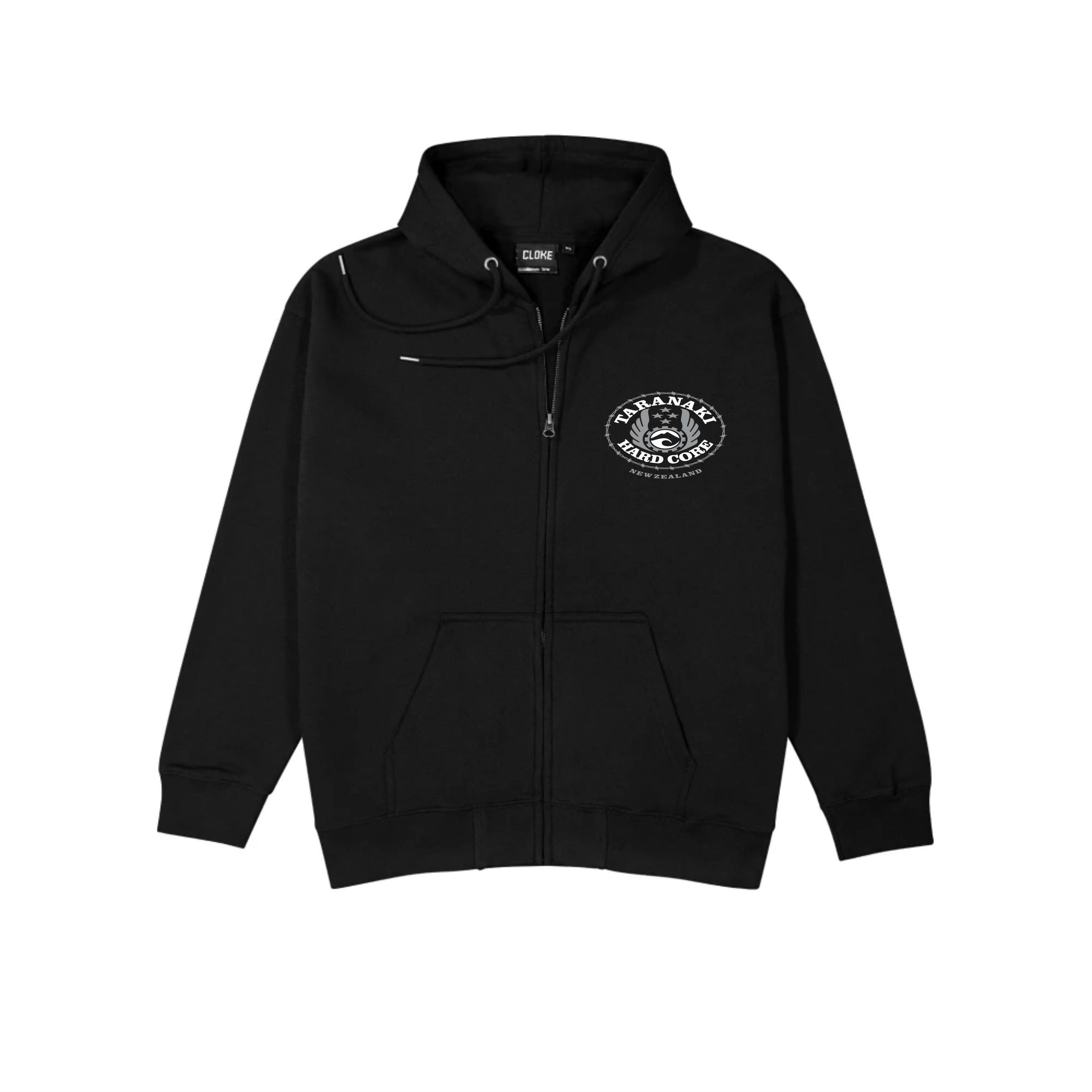 Womens Mountain Zip Hoodie - Black/Teal