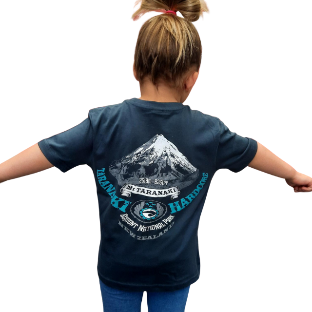 Kids Mountain T-Shirt - Airforce Blue