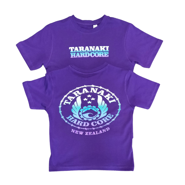 Kids Fade T-Shirt - Purple