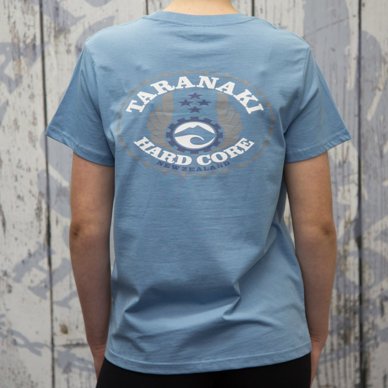 Womens Oval T-Shirt - Blue