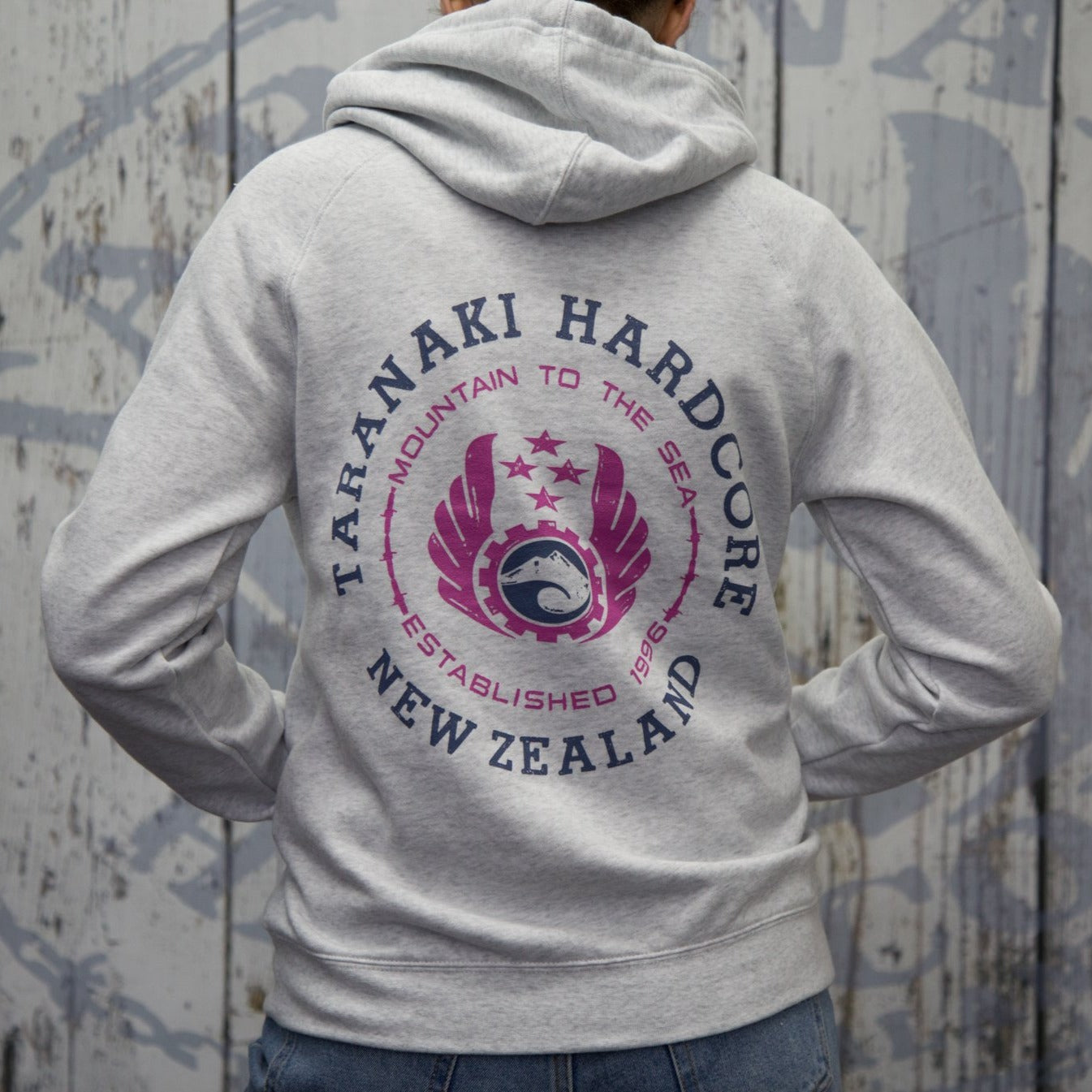 Womens Mountain To Sea Hood - Grey Marle