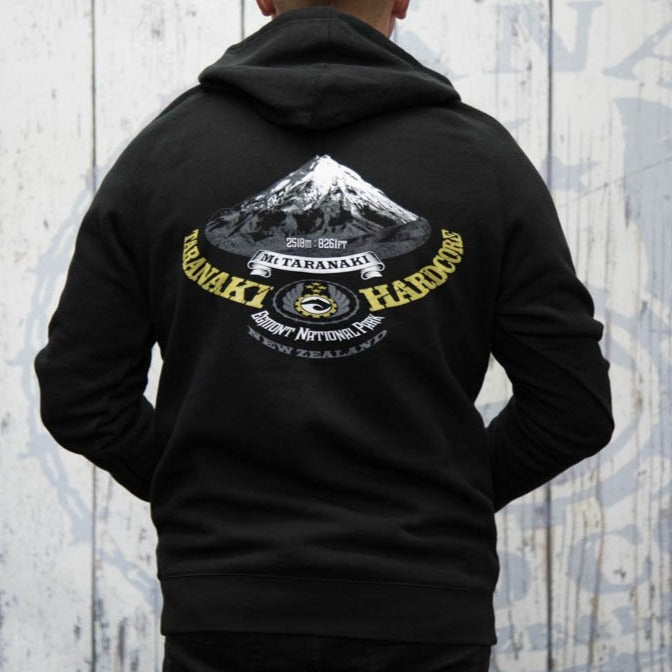 Mens Mountain Hoodie - Black/Yellow