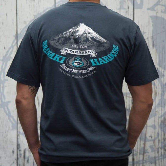 Mens Mountain T-Shirt - Airforce Blue