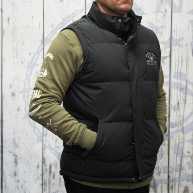 Unisex Black Puffa Vest