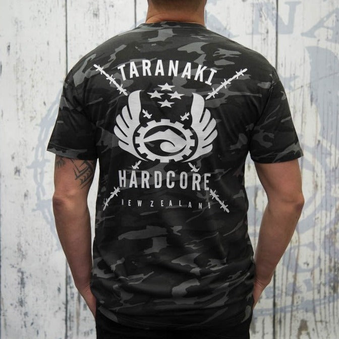 Mens Camo T-Shirt - Steel