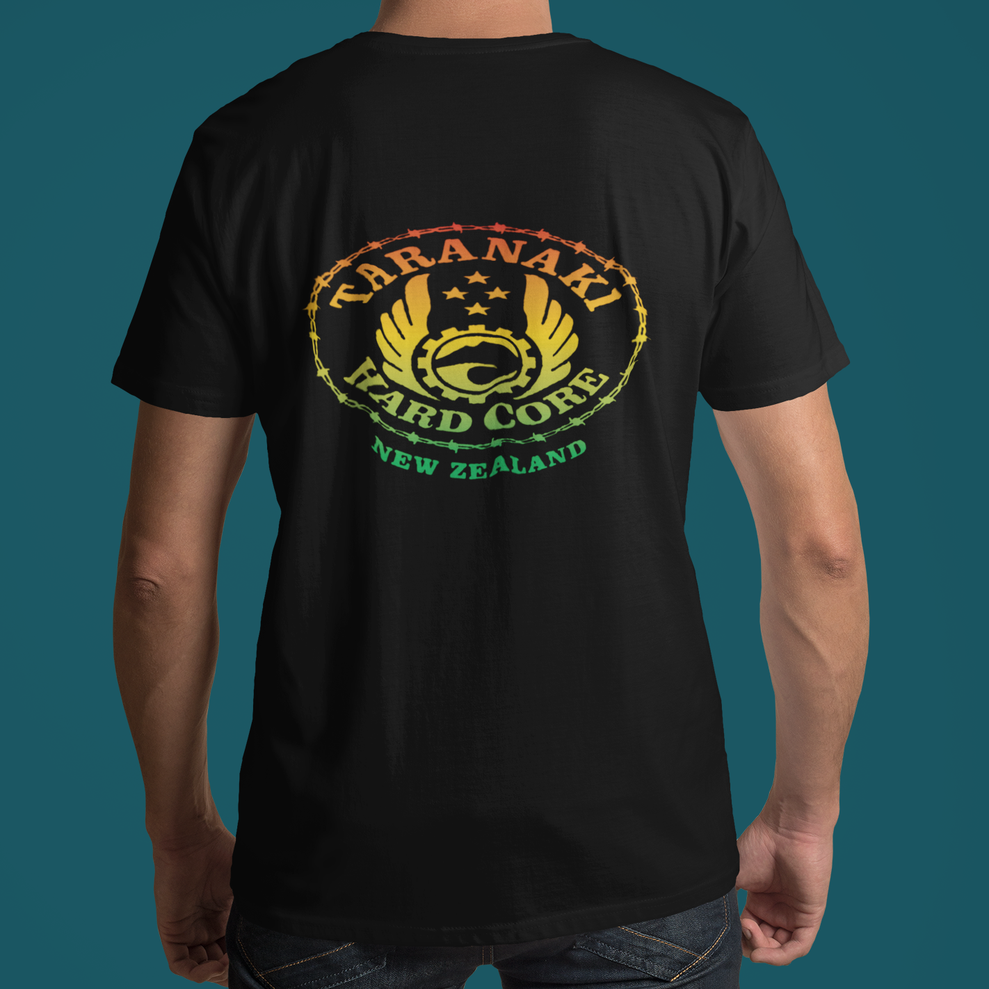 Mens Fade T-Shirt - Rasta