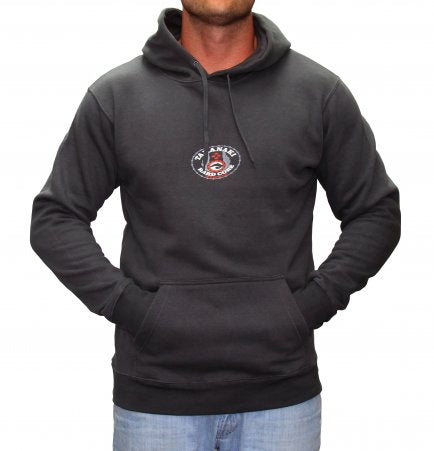Mens Oval Hoodie - Steel Grey