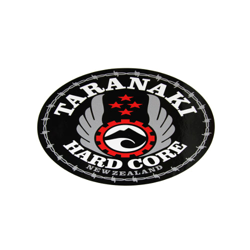 Large Oval Sticker - Silver