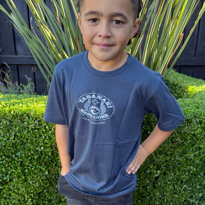 Kids Mountain T-Shirt - Airforce Blue