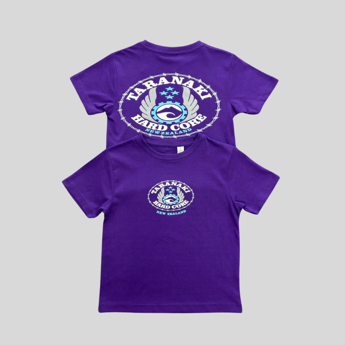 Kids Oval T-Shirt - Purple