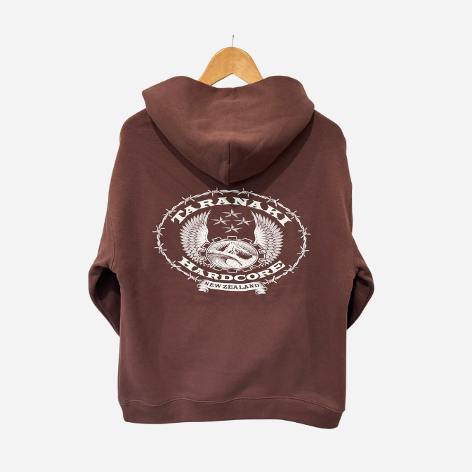 Mens Sketch Hoodie - Walnut