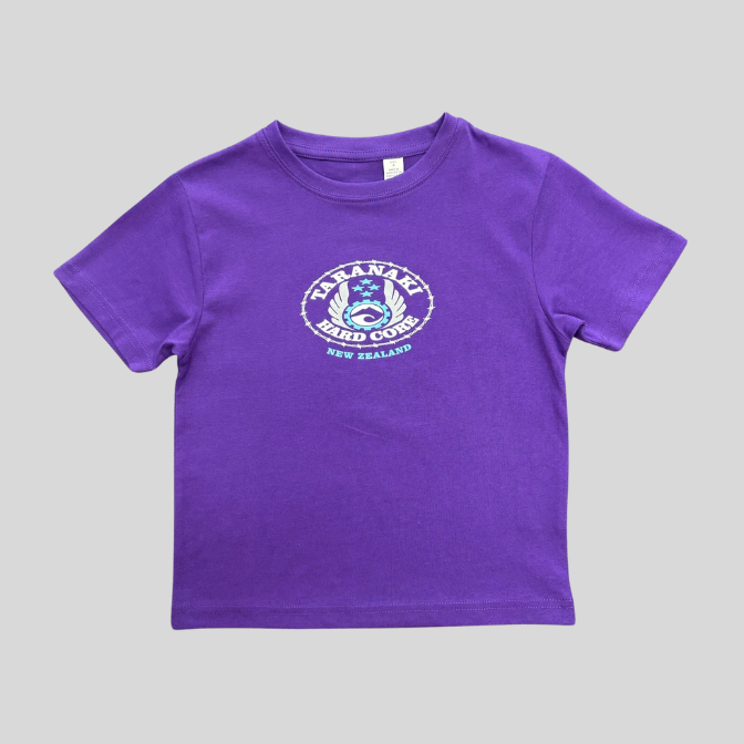 Kids Oval T-Shirt - Purple