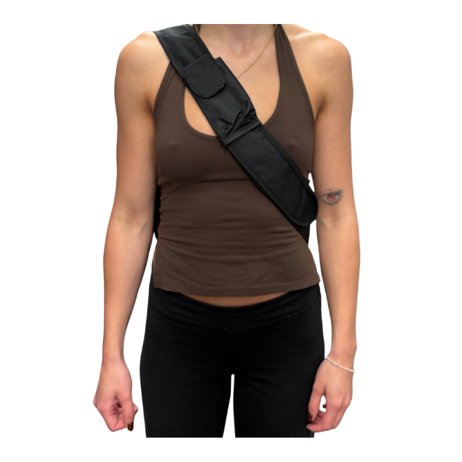 Vintage Sling Bag - Black