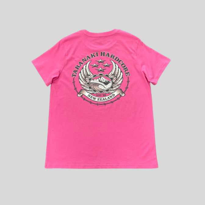 Womens Sailor Print T-Shirt - Pink