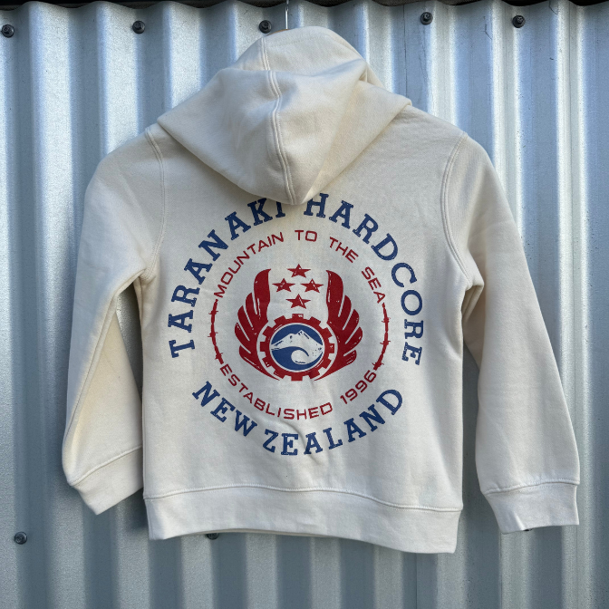 Kids Mountain to Sea Hood - Cream