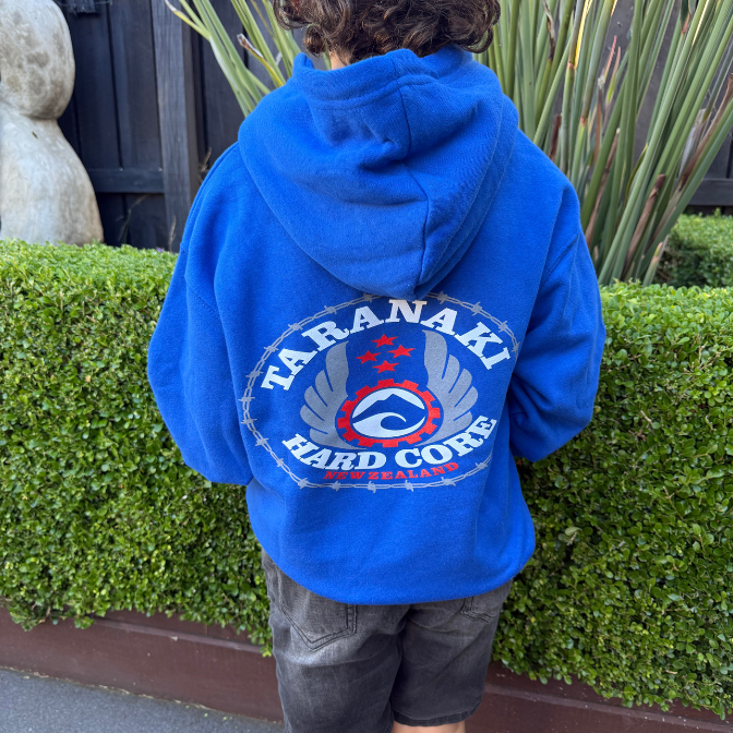 Kids Oval Hood - Royal Blue