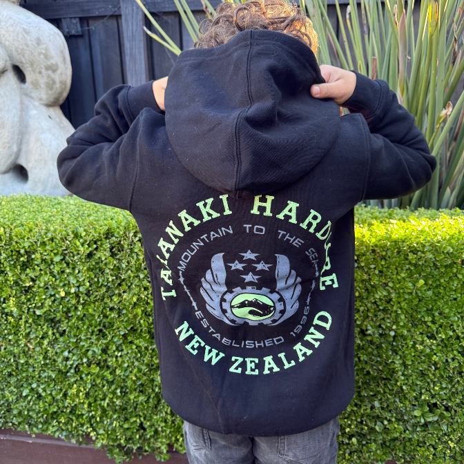Kids Mountain to Sea Hood - Black