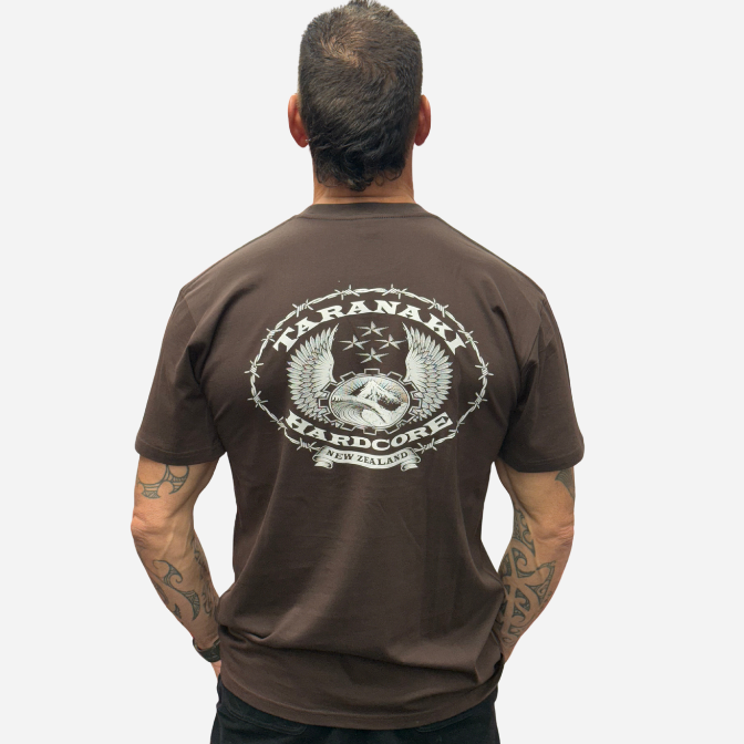 Mens Sketch T-Shirt - Brown