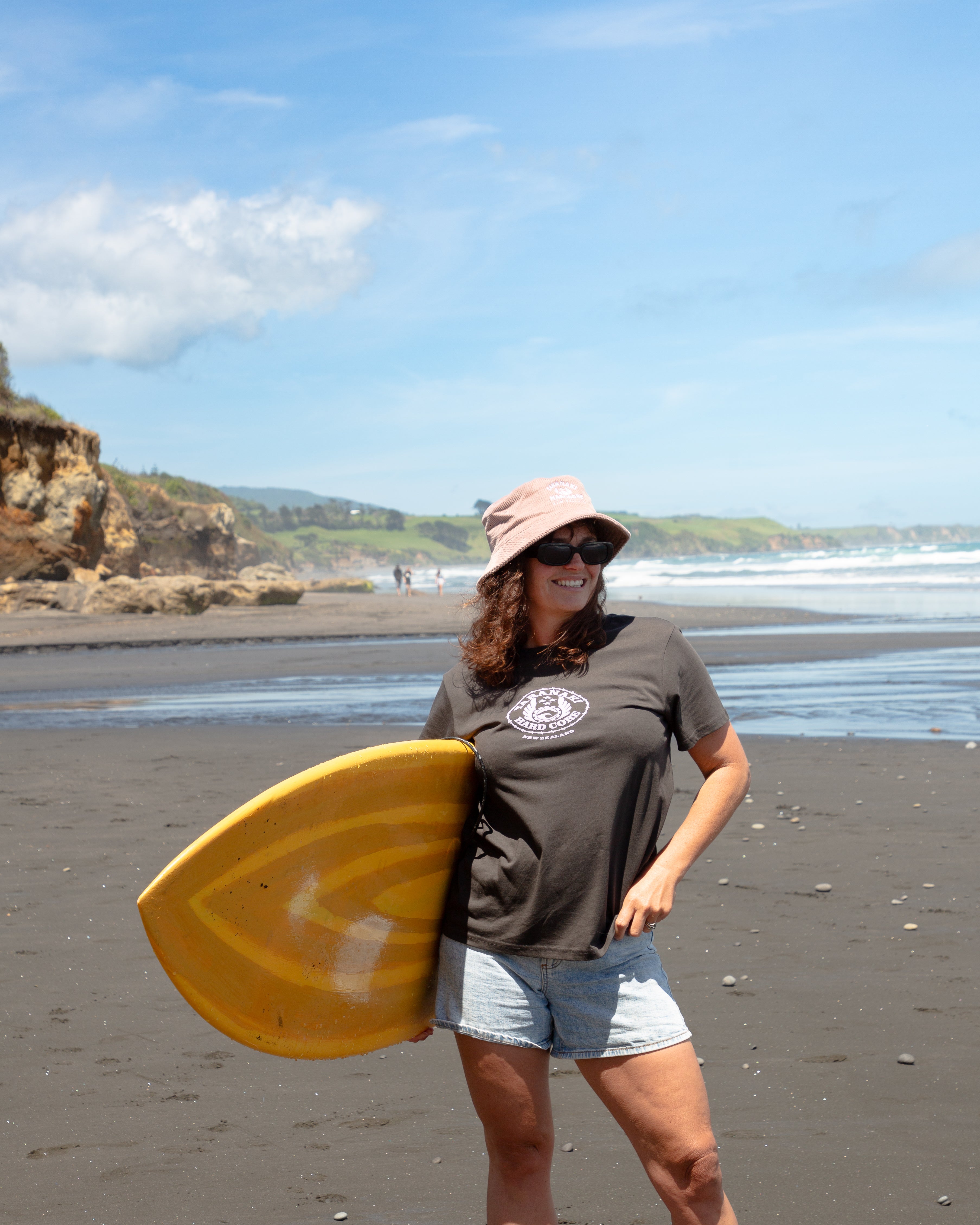 Womens Oval T-Shirt - Charcoal