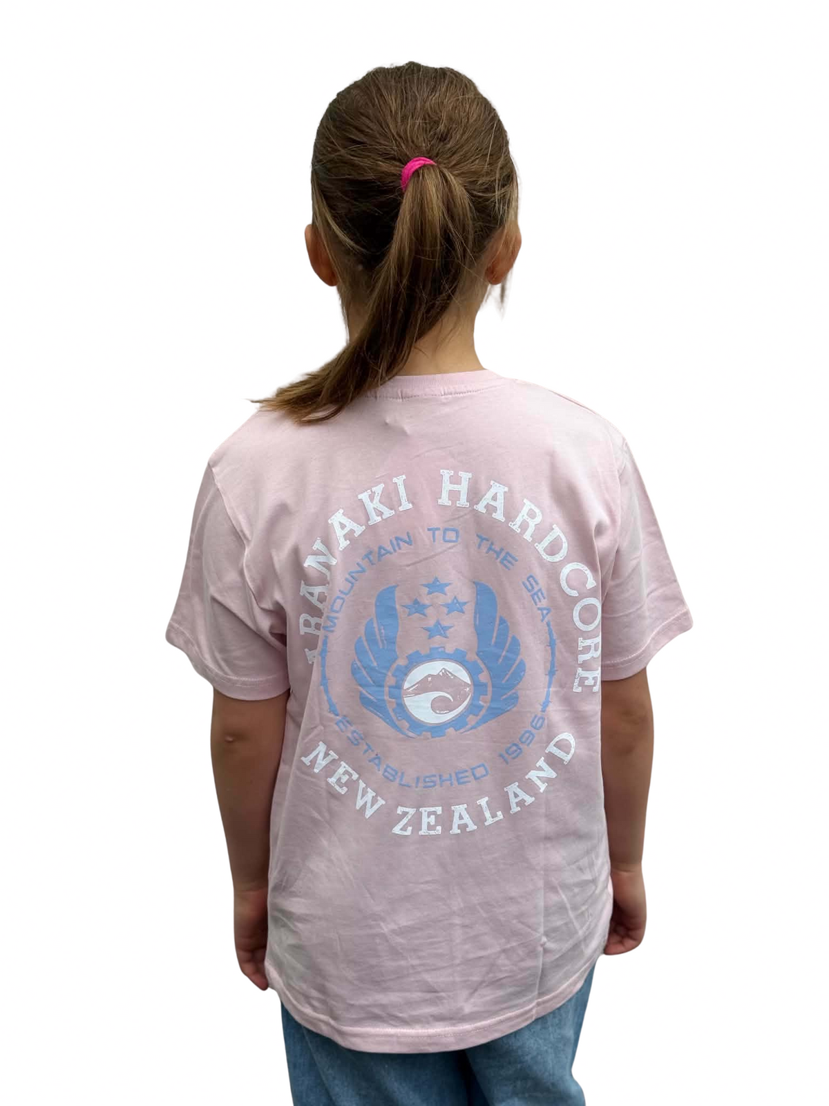Kids Mountain To Sea T-Shirt - Pink